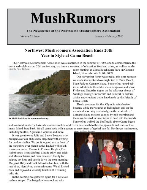 MushRumors - Northwest Mushroomers Association