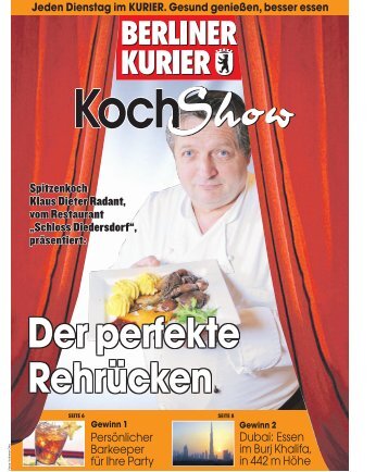 kauft Spitzen-Koch Klaus Dieter Radant ein - Schloß Diedersdorf