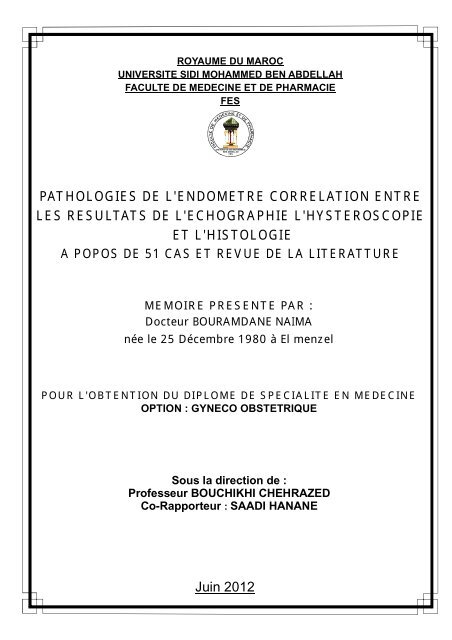 Datation de l’endomètre sécrétoire