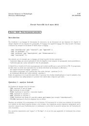 le sujet du partiel de mars 2013 - Verimag