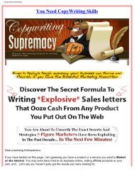 Copywriting Supremacy - Bestcbstore.com