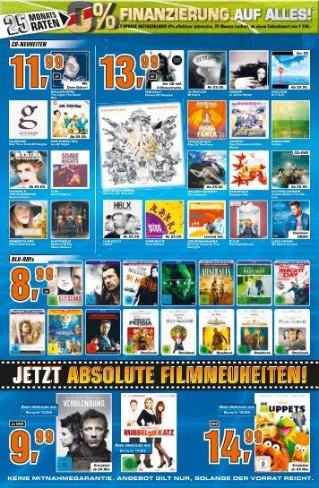 BLU-RAYs CD-NEUHEITEN - Saturn