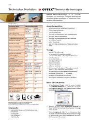 Technisches Merkblatt Thermosafe-homogen - Gutex