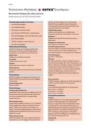 Technisches Merkblatt Combiputz - Gutex