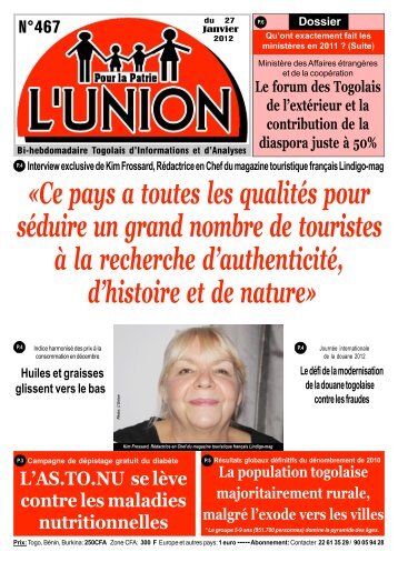 L\'Union N°467.pdf - République Togolaise