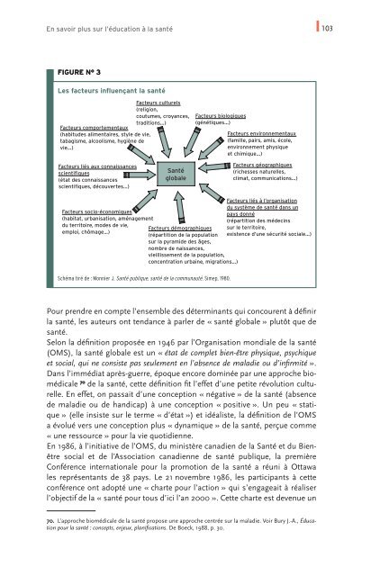 Education à la santé en milieu scolaire - Livre - Inpes