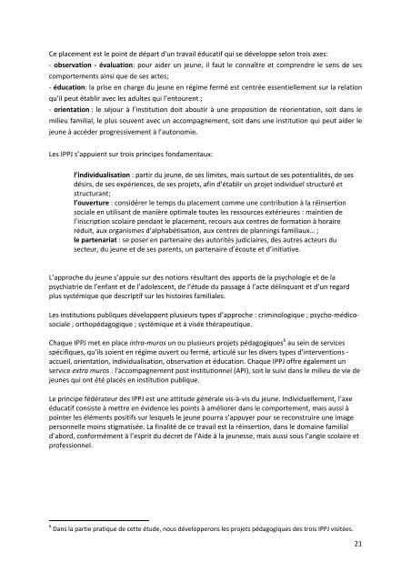 Quelle scolarité dans les IPPJ - La Ligue de l'Enseignement