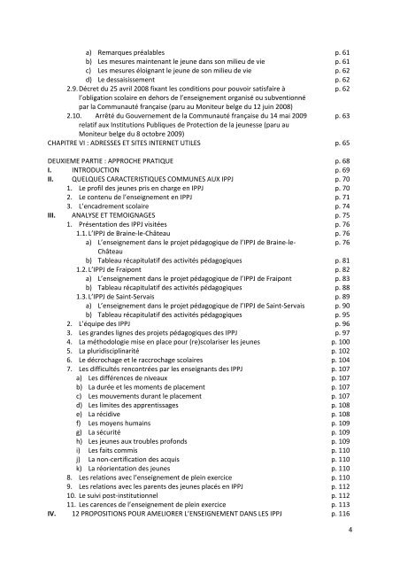 Quelle scolarité dans les IPPJ - La Ligue de l'Enseignement