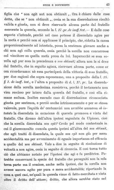 Esposizione della regola di diritto romano nemo pro parte testatus ...