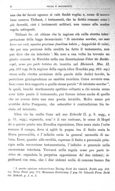 Esposizione della regola di diritto romano nemo pro parte testatus ...