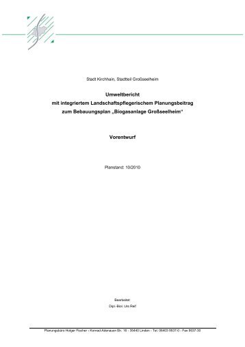 Biogasanlage Großseelheim - beteiligungsverfahren-baugb.de