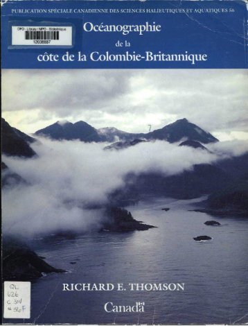 Océanographie de la côte de la Colombie-Britannique - Pêches et ...