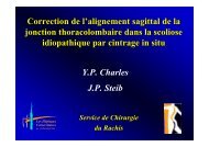 Correction de l'alignement sagittal de la jonction thoraco-lombaire ...