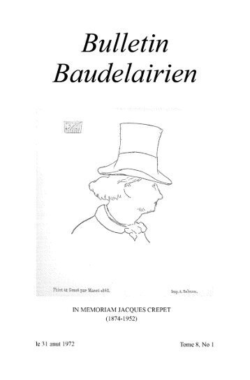 Bulletin Baudelairien - Vanderbilt University