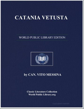 CATANIA VETUSTA - World eBook Library