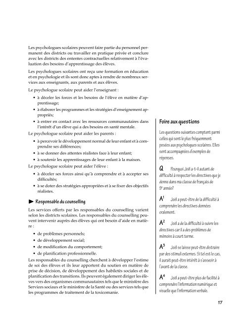 Enseigner aux élèves ayant des difficultés d'apprentissage - Education