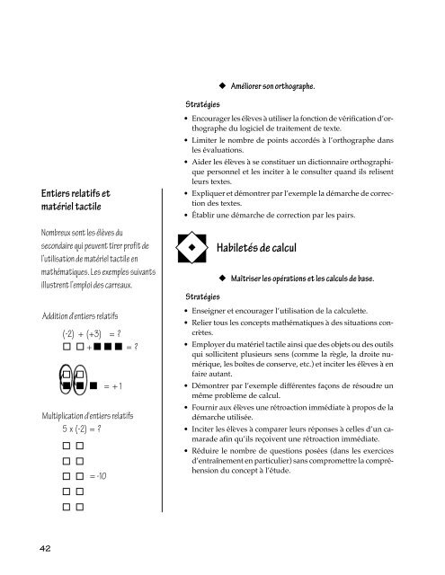 Enseigner aux élèves ayant des difficultés d'apprentissage - Education