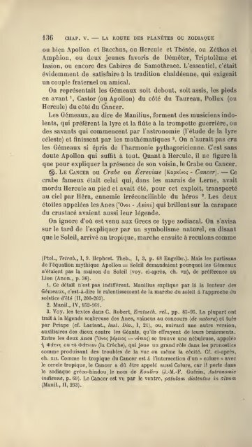 L'astrologie grecque - Hellenistic Astrology