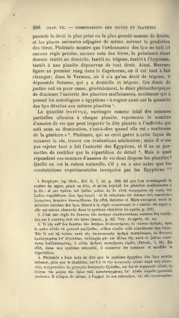 L'astrologie grecque - Hellenistic Astrology