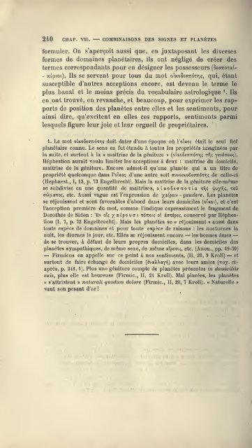 L'astrologie grecque - Hellenistic Astrology