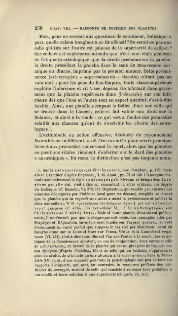 L'astrologie grecque - Hellenistic Astrology