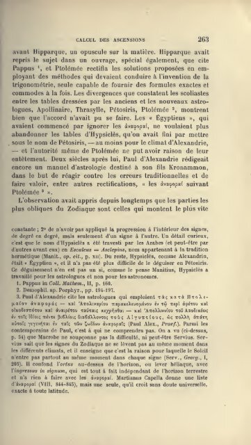 L'astrologie grecque - Hellenistic Astrology