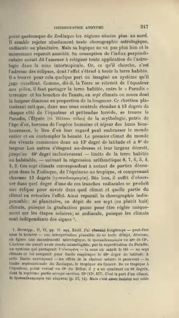 L'astrologie grecque - Hellenistic Astrology