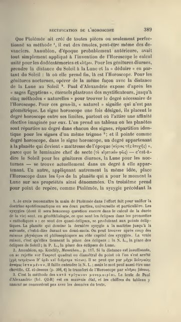 L'astrologie grecque - Hellenistic Astrology