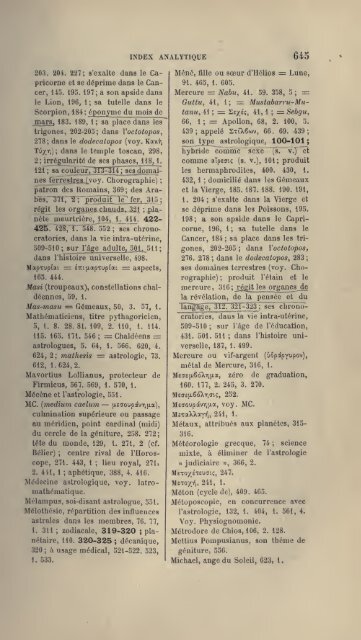 L'astrologie grecque - Hellenistic Astrology