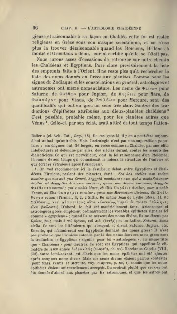 L'astrologie grecque - Hellenistic Astrology