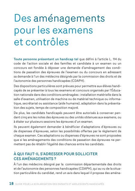 Guide pour la scolarisation des enfants et adolescents ... - Sites APHP