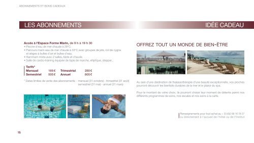 Carte Des Soins Spa 2013 (PDF) - Novotel Dinard Thalassa