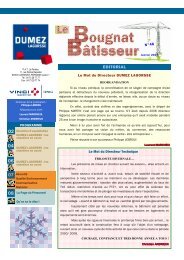 Bougnat Batisseur n° 46 janvier 2013.pub - DUMEZ LAGORSSE