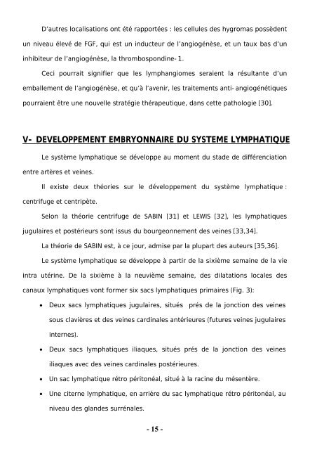 LYMPHANGIOME KYSTIQUE CHEZ L'ENFANT - Faculté de ...