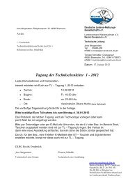 Tagung der Technischenleiter 1 - 2012 - DLRG - Bezirk Osnabrück eV