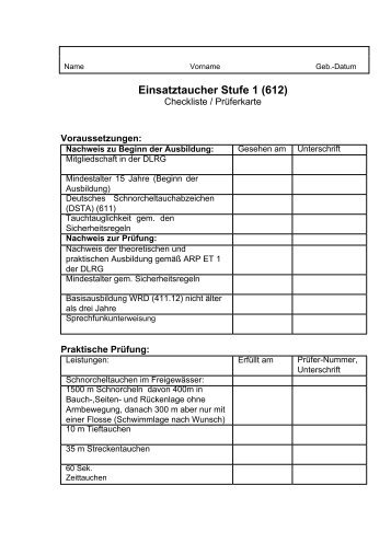 Einsatztaucher Stufe 1 (612)