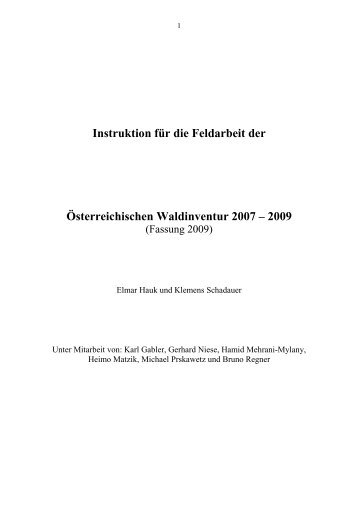 Handbuch im Format PDF - BFW