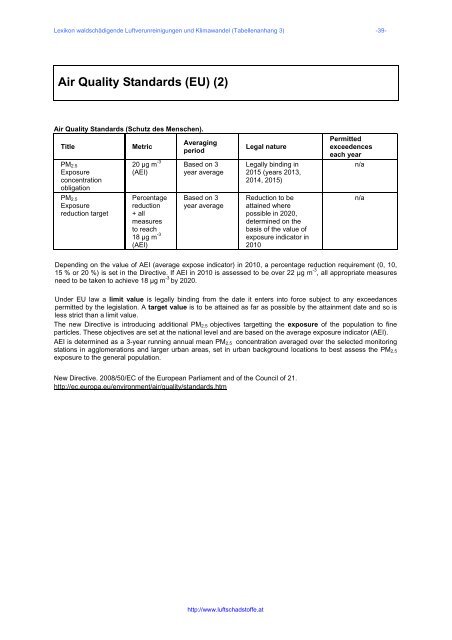 Tabellen (3) - BFW