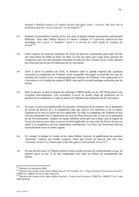 réponse à la demande de nullité de la sentence du 8 mai ... - Clarín.cl