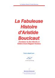 La Fabuleuse Histoire d'Aristide Boucicaut
