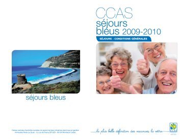 séjours bleus - CCAS