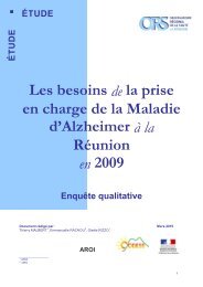 Enquête qualitative - Observatoire régional de la santé de La Réunion