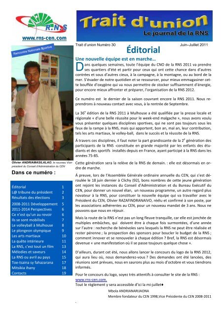 rencontre trait union