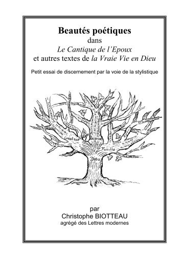 Beautes Poetiques Christophe BIOTTEAU - La vraie vie en Dieu