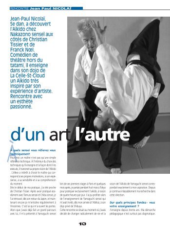 AIKIMAG DEC 2005 - Aikido - Jean-Paul Nicolaï