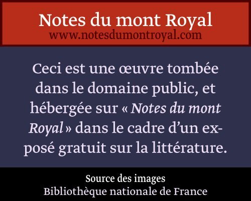 C - Notes du mont Royal