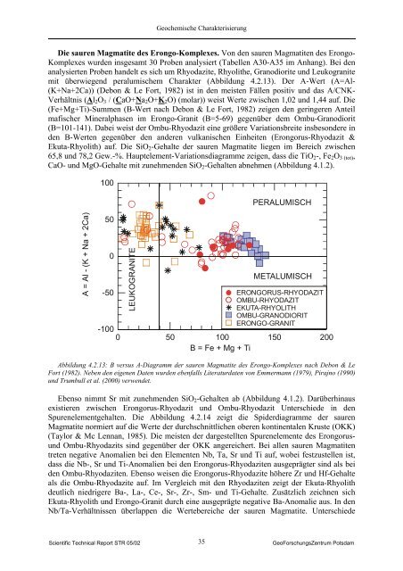 Geochemie und Geochronologie des Erongo-Komplexes, Namibia