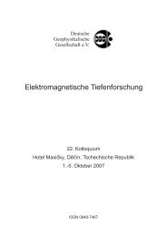 Elektromagnetische Tiefenforschung - Bibliothek - GFZ