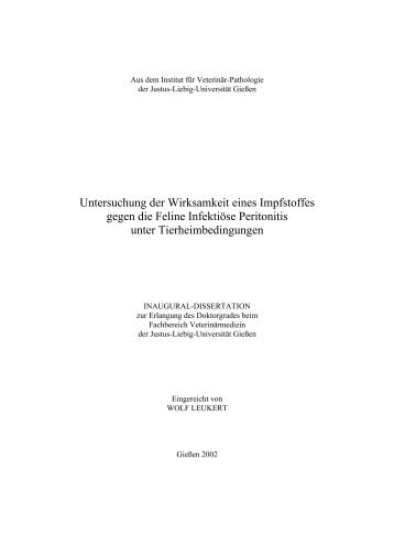 Studie - Justus-Liebig-Universität Gießen