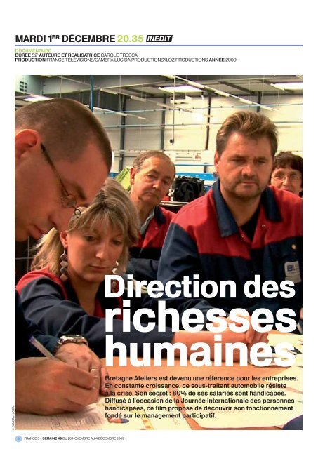 Direction des richesses humaines - France 5